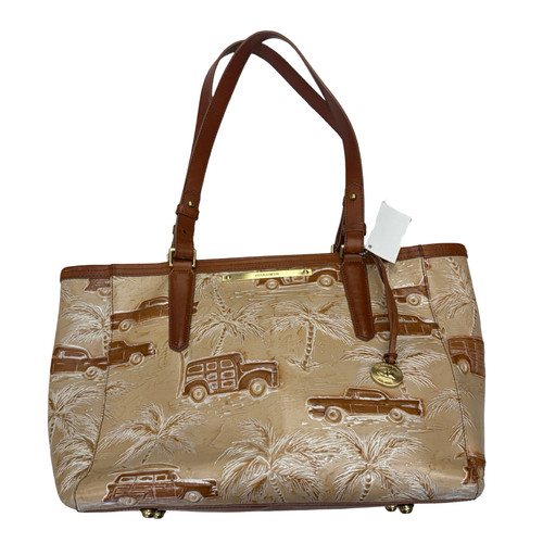 Vist Large View of Product Image Which is Used Brahmin Xlarge Leather Handbag