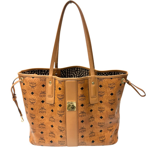 Vist Large View of Product Image Which is Used MCM Munchen Monogram Visetos Liz Tote