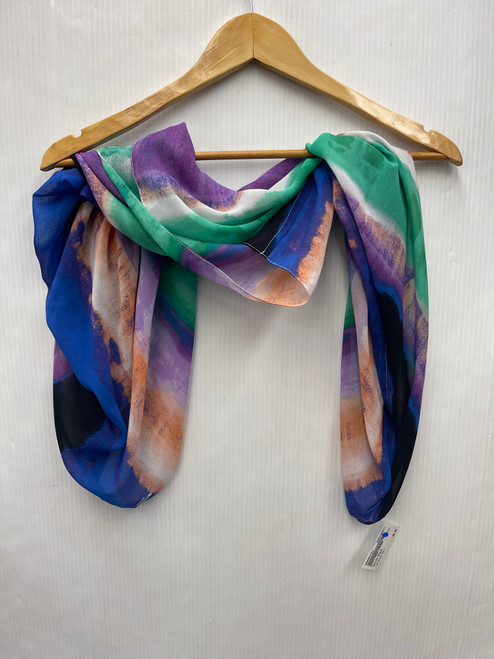 Vist Large View of Product Image Which is Used Calvin Klein Lightweight Scarf