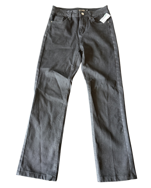 Vist Large View of Product Image Which is Gently used black denim pants 0-25