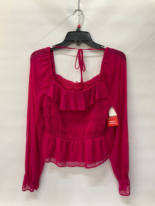 Vist Large View of Product Image Which is Used LC Lauren Conrad Long Sleeve Top M-8/10