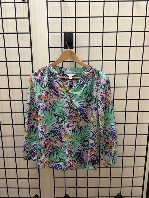 Vist Large View of Product Image Which is Used Lilly Pulitzer Long Sleeve Top XS-0/2