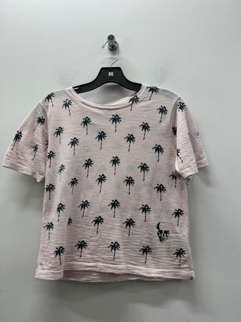 Vist Large View of Product Image Which is Used Skull cashmere Short Sleeve Top XS-0/2