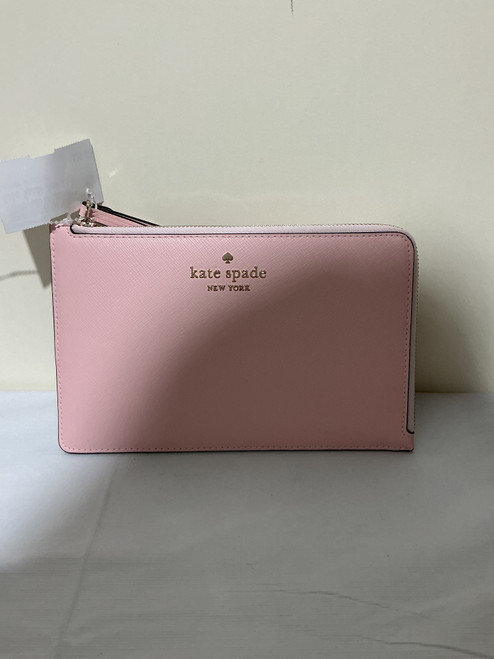 Vist Large View of Product Image Which is Used Kate Spade New York Leather Wristlet
