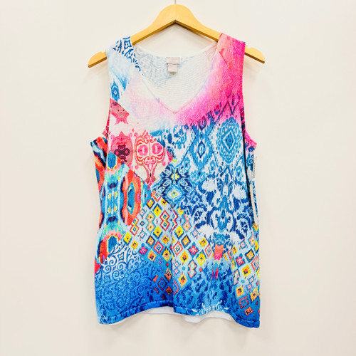 Vist Large View of Product Image Which is Used Chico's Sleeveless Top L-12/14