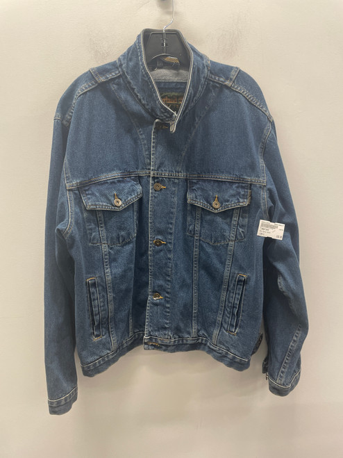 Vist Large View of Product Image Which is Used Blue Timberland Mens Denim Jacket L