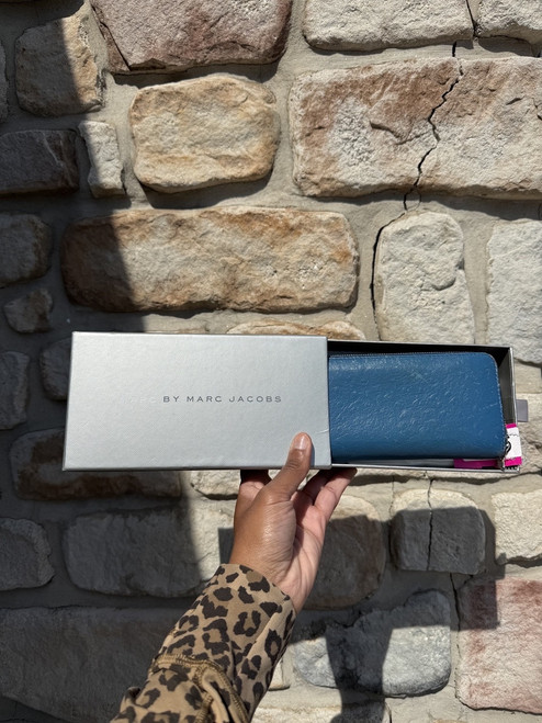 Vist Large View of Product Image Which is Used Marc By Marc Jacobs Leather Wallet