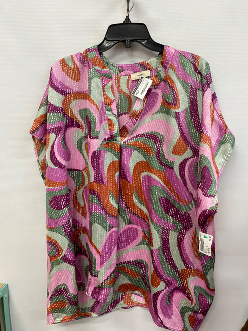 Vist Large View of Product Image Which is Used Entro Short Sleeve Top 1X-18