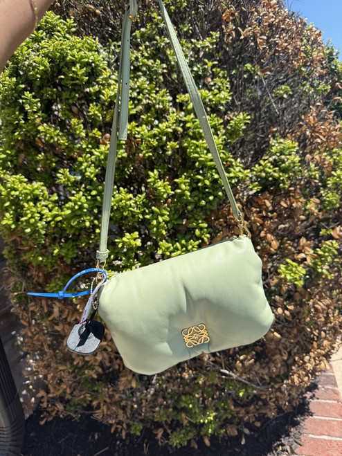 Vist Large View of Product Image Which is Used Loewe Leather Handbag
