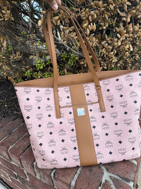 Vist Large View of Product Image Which is Used MCM Munchen Large Leather Handbag