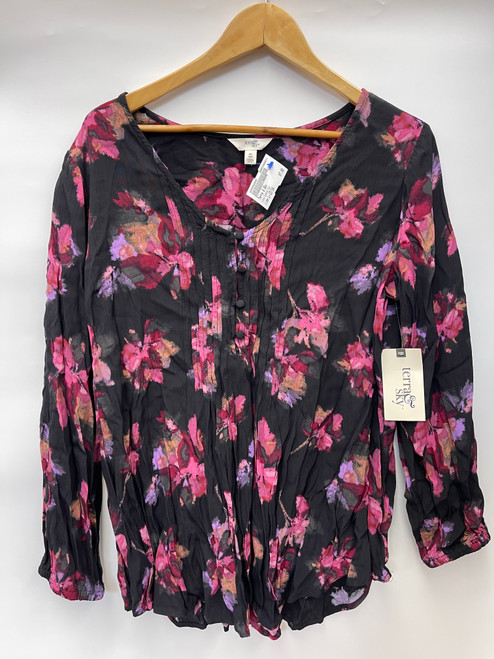 Vist Large View of Product Image Which is Used Terra & Sky Long Sleeve Top L-12/14