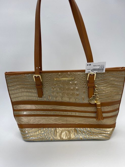 Vist Large View of Product Image Which is Used Brahmin Xlarge Leather Handbag