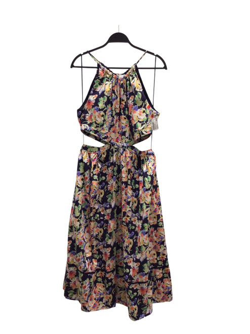 Vist Large View of Product Image Which is Used Something Navy Long Dress F XL-16