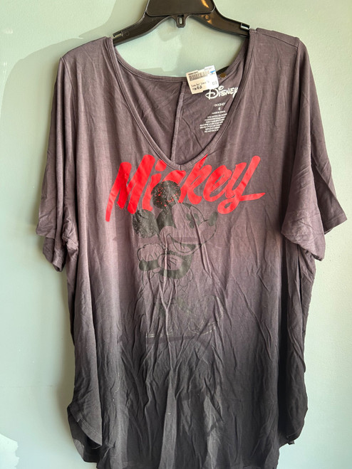Vist Large View of Product Image Which is Used Mickey Mouse Short Sleeve Top 4X-24