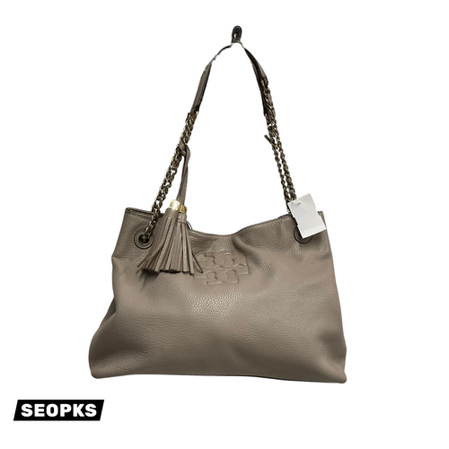 Vist Large View of Product Image Which is Used Tory Burch Large Leather Handbag