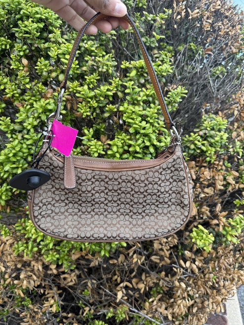 Vist Large View of Product Image Which is Used Coach Small Leather Handbag