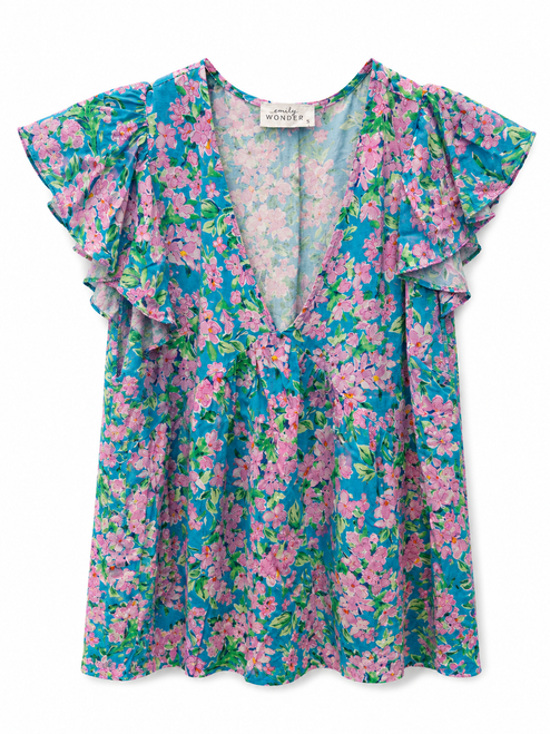 Vist Large View of Product Image Which is Used Emily Wonder Short Sleeve Top S-4/6