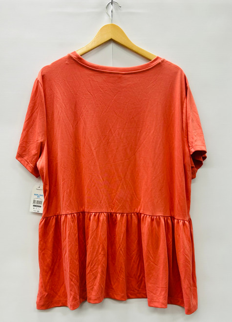 Vist Large View of Product Image Which is Used Time And Tru Short Sleeve Top 3X-22