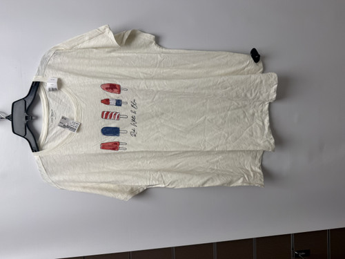 Vist Large View of Product Image Which is Used Lane Bryant Short Sleeve Top 1X-18