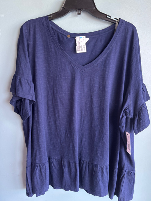 Vist Large View of Product Image Which is Used Crown & Ivy T-Shirt 3X-22