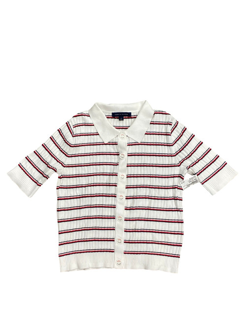 Vist Large View of Product Image Which is Used Tommy Hilfiger Short Sleeve Sweater M-8/10