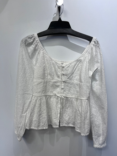 Vist Large View of Product Image Which is Used Aerie Long Sleeve Top S-4/6