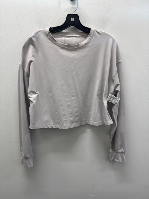 Vist Large View of Product Image Which is Used Light Grey Lululemon Athletica Active Long Sleeve M-8/10