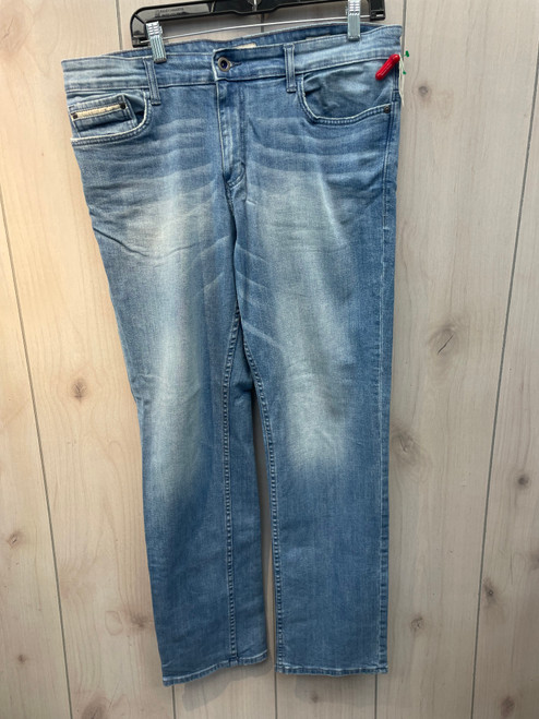 Vist Large View of Product Image Which is Used Calvin Klein Jeans Mens Denim 34W