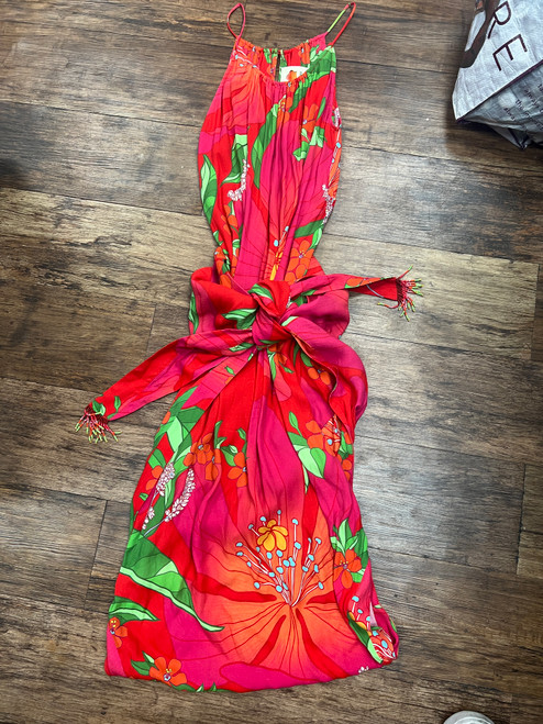 Vist Large View of Product Image Which is Used Farm Rio Long Dress B S-4/6