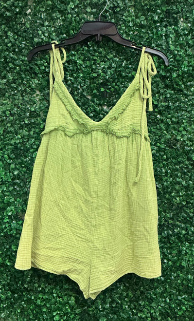 Vist Large View of Product Image Which is Used Grey Bandit Romper S-4/6
