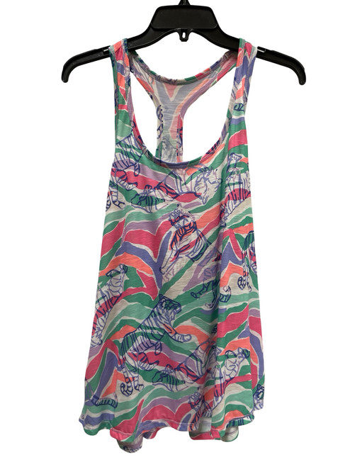 Vist Large View of Product Image Which is Used Lilly Pulitzer Active Tank Top L-12/14