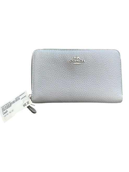 Vist Large View of Product Image Which is Used Coach Leather Wallet