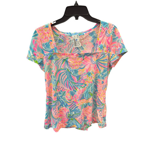 Vist Large View of Product Image Which is Used Lilly Pulitzer Short Sleeve Top M-8/10