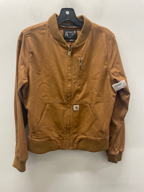 Vist Large View of Product Image Which is Used Brown Carhartt Short Light Jacket S-4/6