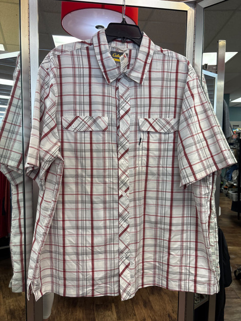 Vist Large View of Product Image Which is Used Cabellas Mens Short Sleeve Top XL/17-17.5