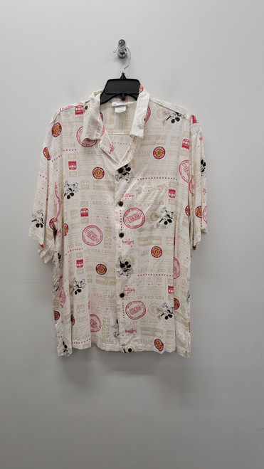 Vist Large View of Product Image Which is Used Tan Disney Mens Short Sleeve Top XL/17-17.5