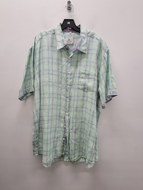 Vist Large View of Product Image Which is Used 114707 Mens Short Sleeve Top 2X/18-18.5