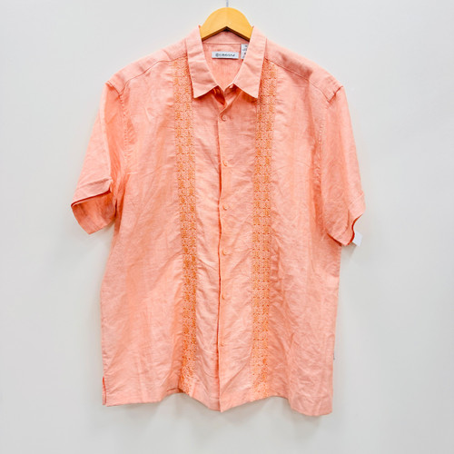 Vist Large View of Product Image Which is Used Cubavera Mens Short Sleeve Top XL/17-17.5