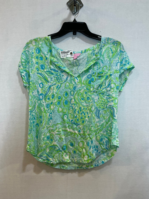Vist Large View of Product Image Which is Used Lilly Pulitzer Short Sleeve Top M-8/10