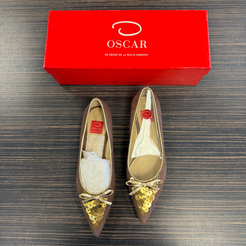 Vist Large View of Product Image Which is Used Oscar De Le Renta Flats 7.5