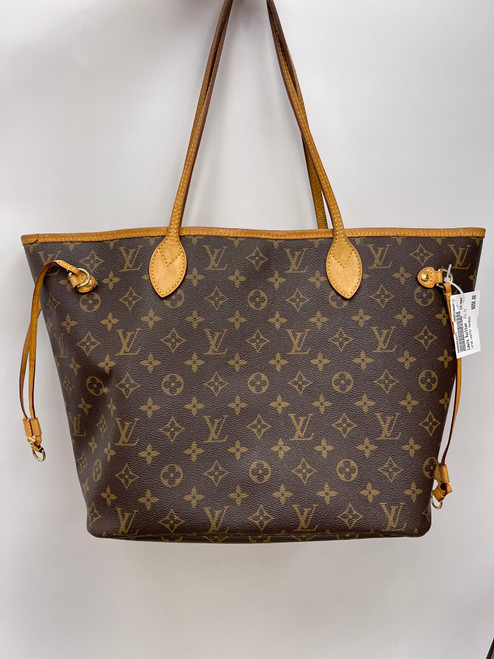 Vist Large View of Product Image Which is Used Louis Vuitton Large Leather Handbag AS IS 