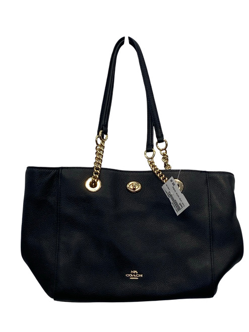 Vist Large View of Product Image Which is Used Coach Large Leather Handbag
