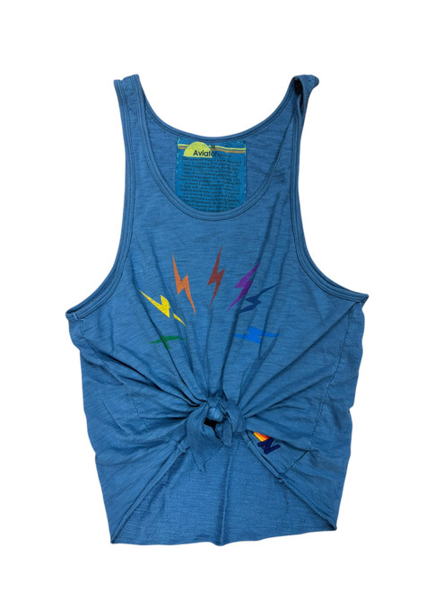 Vist Large View of Product Image Which is Used Aviator Tank Top M-8/10