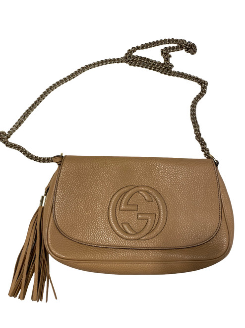 Vist Large View of Product Image Which is Used Gucci Small Leather Handbag