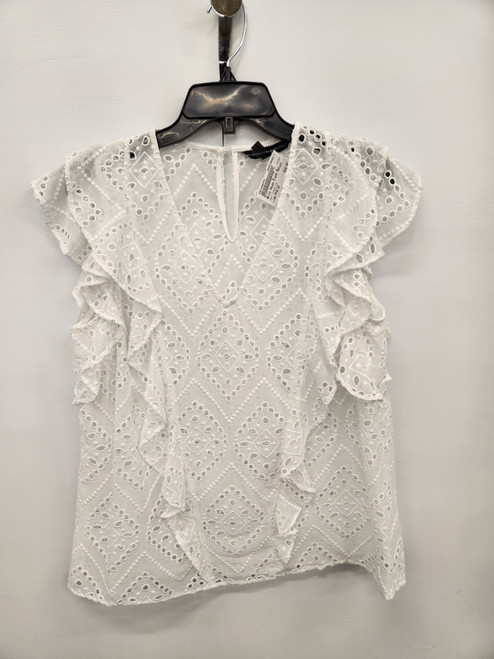 Vist Large View of Product Image Which is Used White House Black Market Short Sleeve Top M-8/10