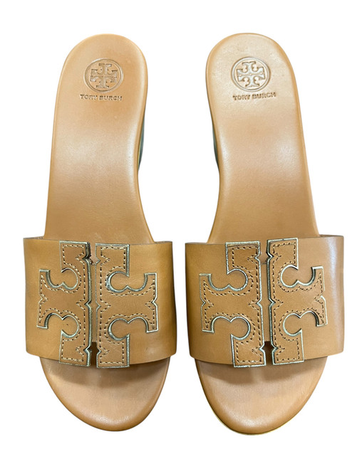 Vist Large View of Product Image Which is Used Tory Burch Wedge Sandals 8.5