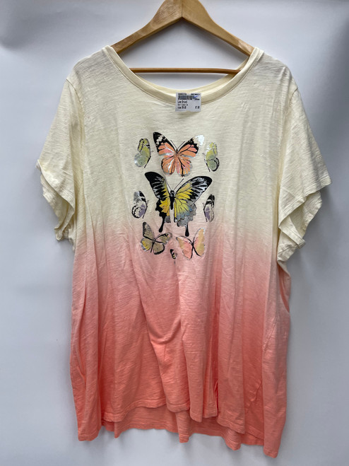 Vist Large View of Product Image Which is Used Lane Bryant Short Sleeve Top 5X-26