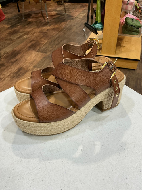 Vist Large View of Product Image Which is Used Free Assembly Wedge Sandals 8