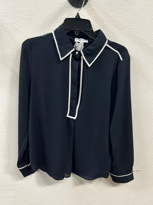 Vist Large View of Product Image Which is Used Carmen Marc Valvo Long Sleeve Top L-12/14