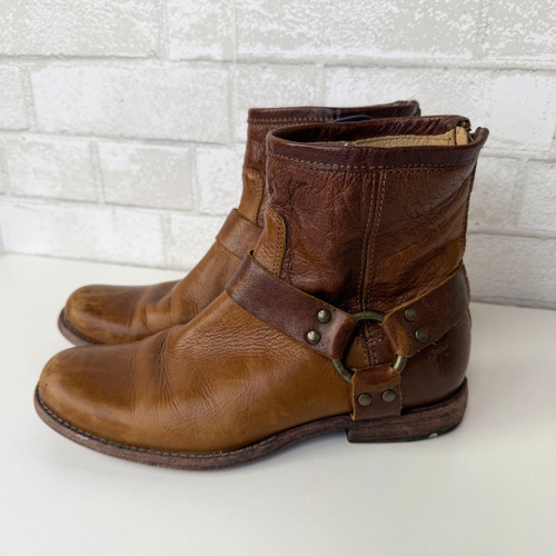 Vist Large View of Product Image Which is Used Frye Ankle Boots 7